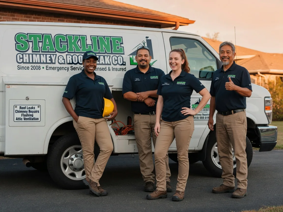 Chimney flashing repair company in Burton, WV